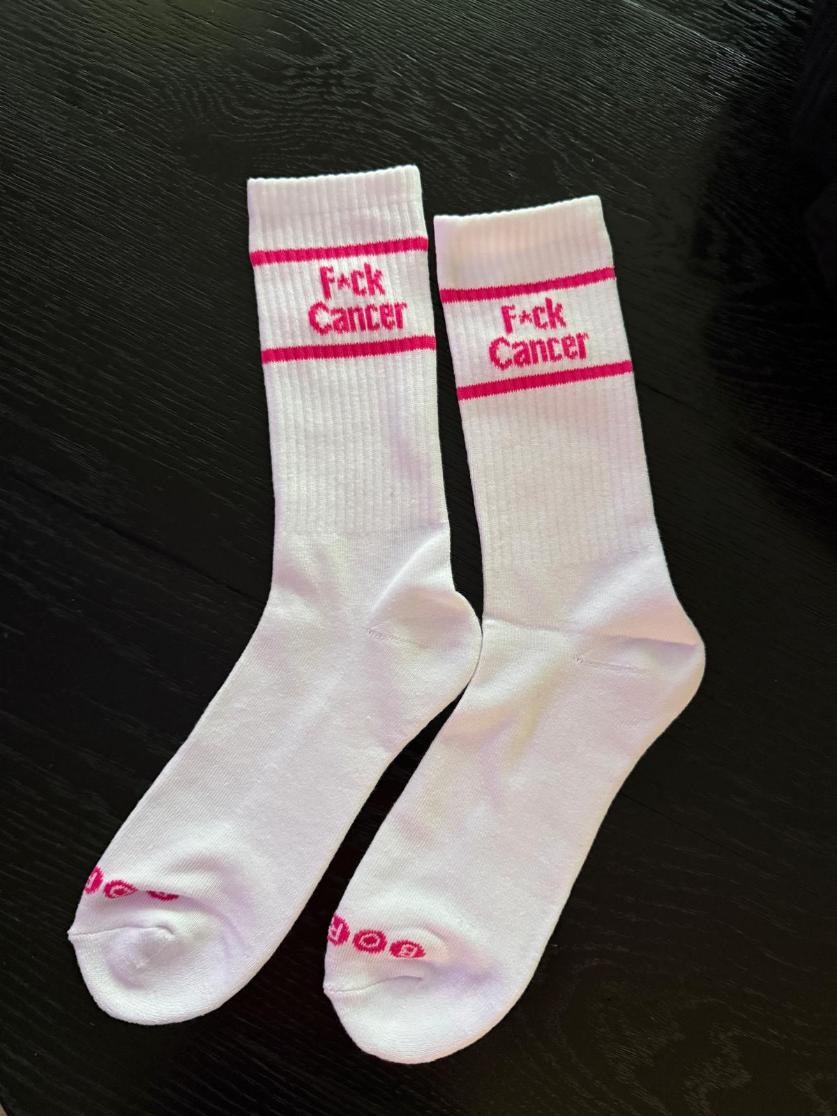 White and Pink F*&%$ Cancer