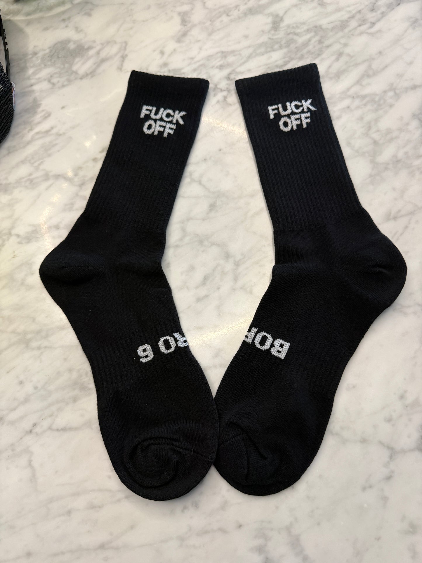 $%@!  Black with White