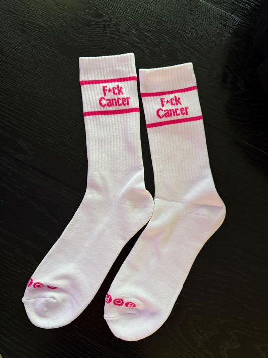 White and Pink F*&%$ Cancer
